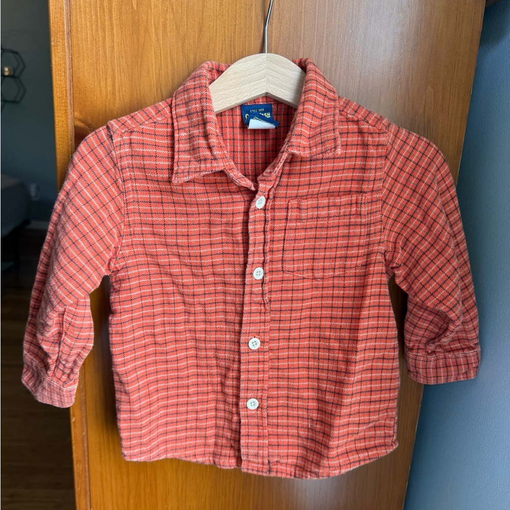 OshKosh B'gosh Toddler Long-Sleeve Plaid Button-Down Shirt Boys 24 Months